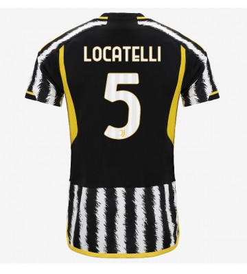 Maillot de foot Juventus Manuel Locatelli #5 Domicile 2023-24 Manches Courte